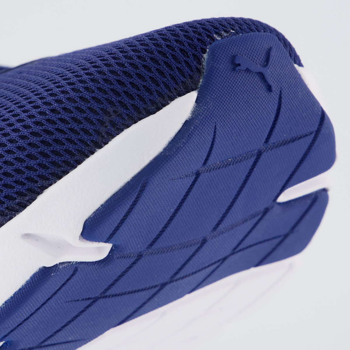 Tênis Puma Flexfocus Lite Modern Juvenil Marinho e Laranja Azul 8