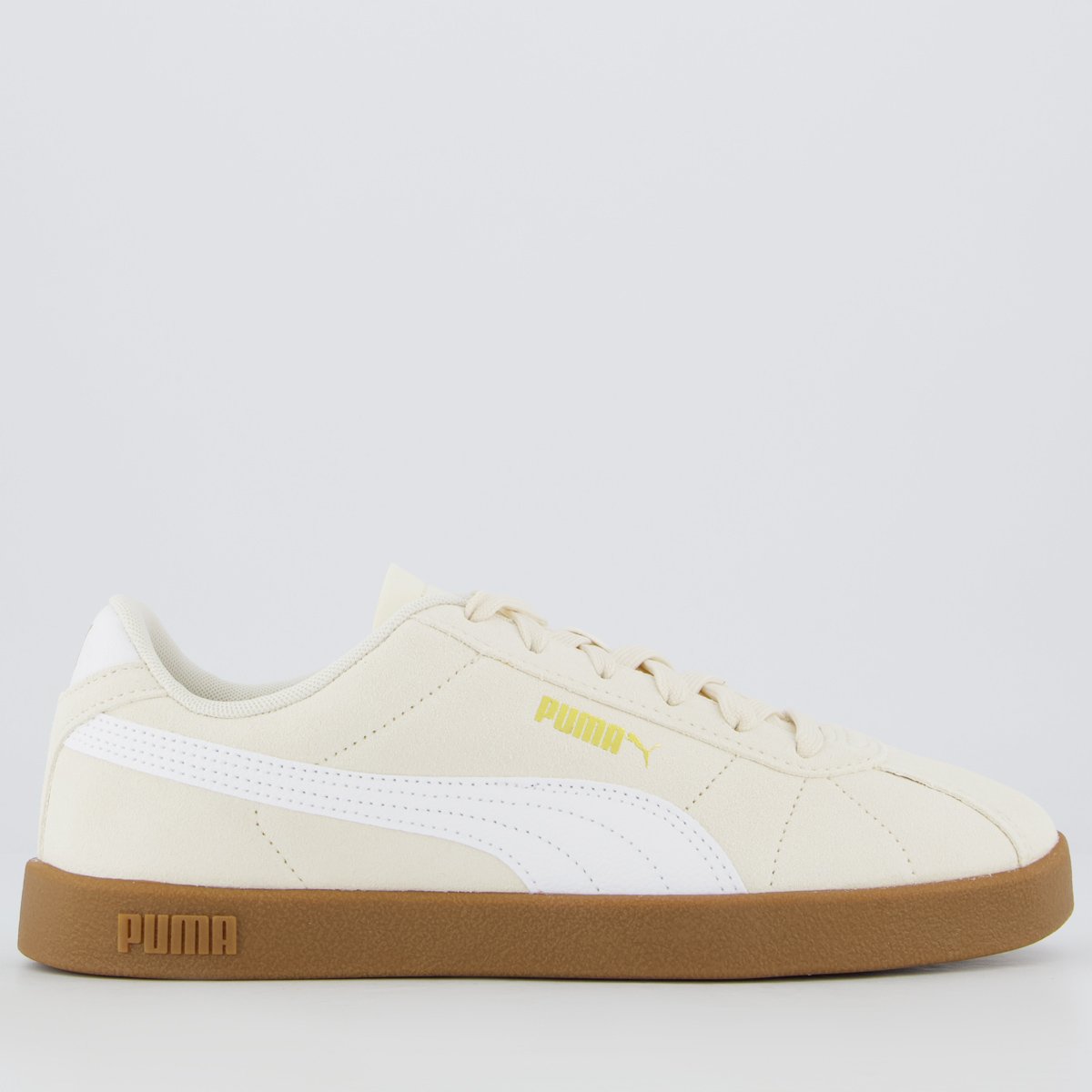 Tênis Puma Club II Wns Feminino Bege e Branco