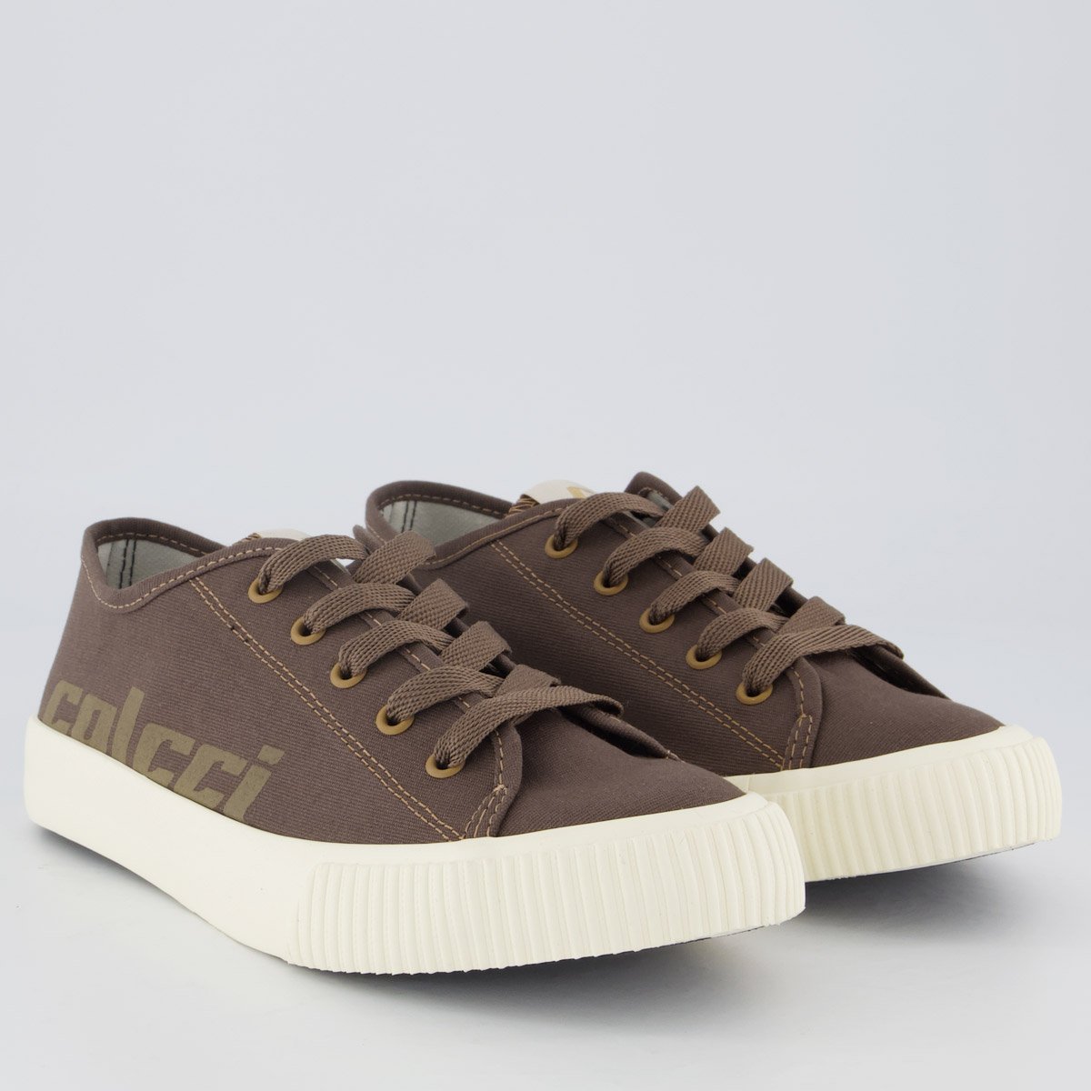 Tênis Colcci Grafic Praia Feminino Marrom e Branco Marrom 2