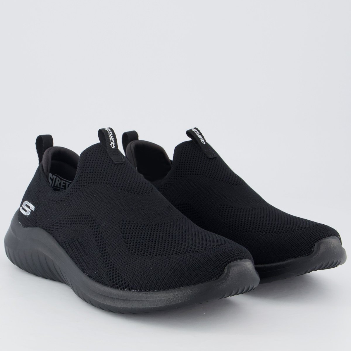 Tênis Skechers Ultra Flex 2.0 Feminino Preto e Cinza Preto 2