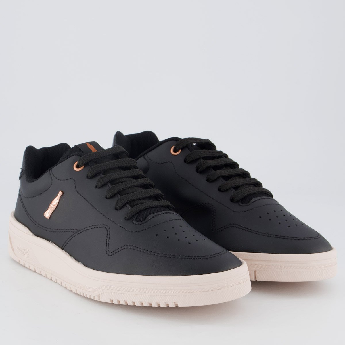 Tênis Coca Cola March Even Feminino Preto Preto 2