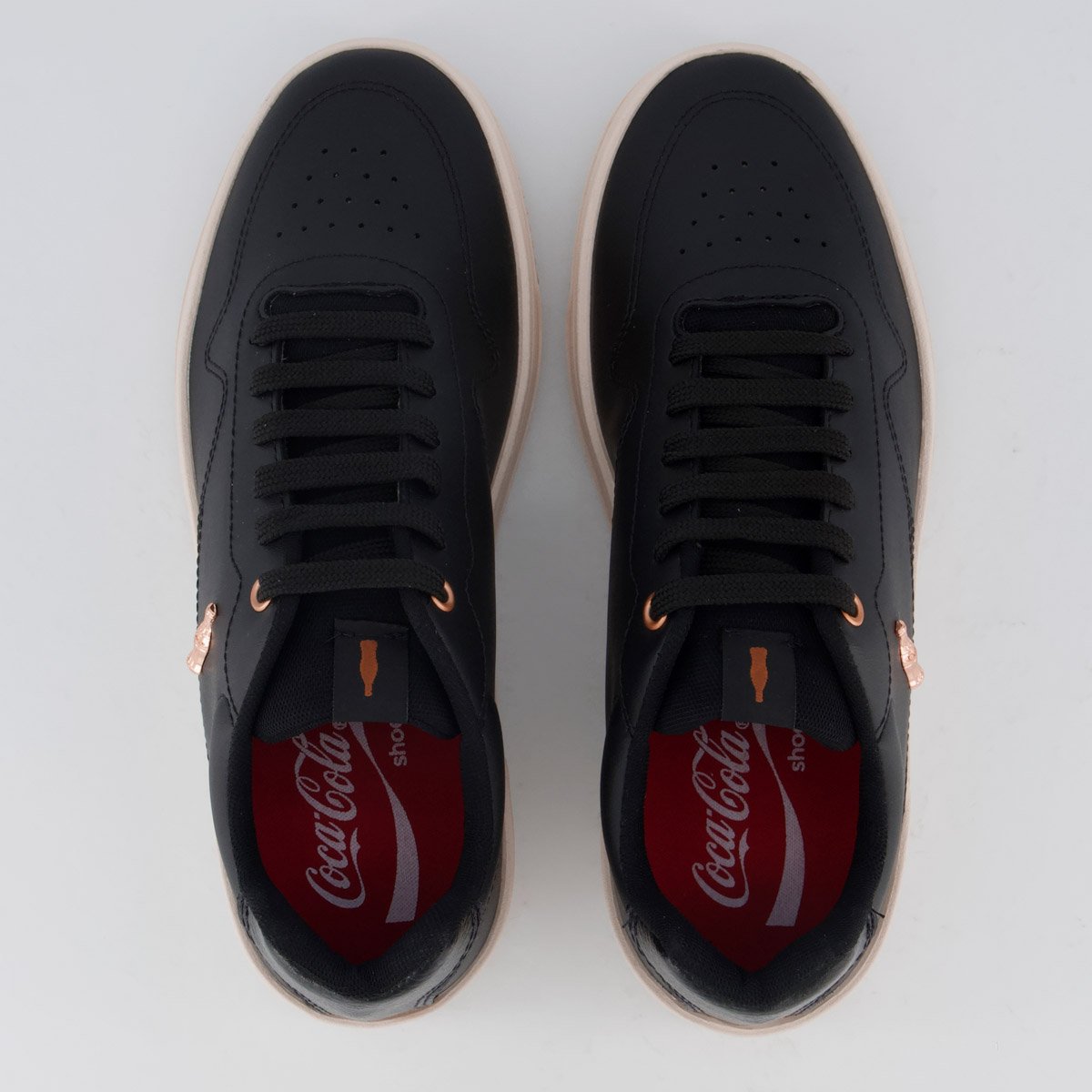Tênis Coca Cola March Even Feminino Preto Preto 4