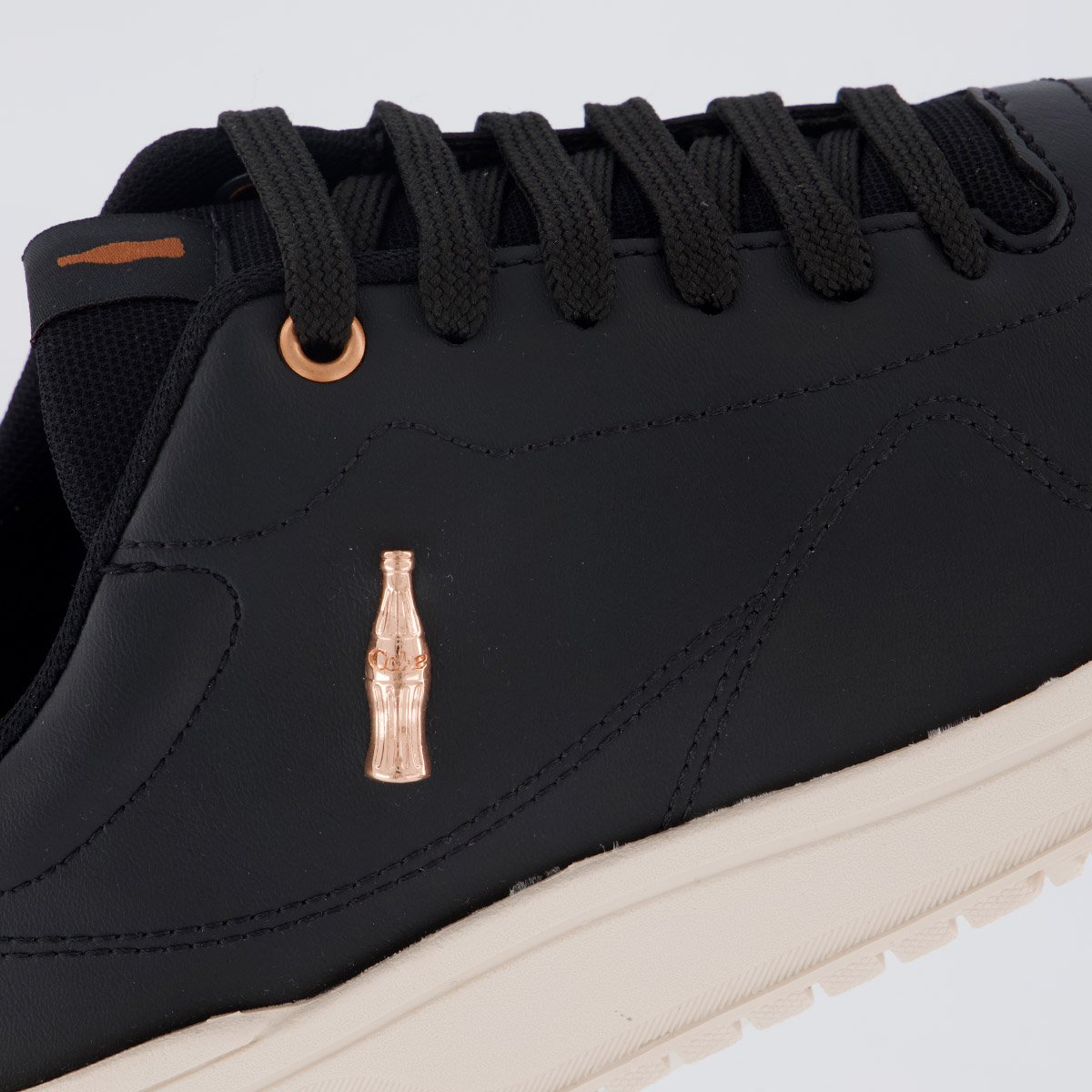 Tênis Coca Cola March Even Feminino Preto Preto 7