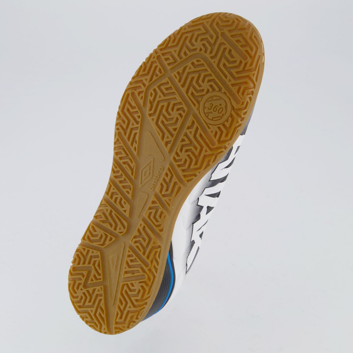 Chuteira Umbro Attak III Futsal Branca e Preto Branco 5