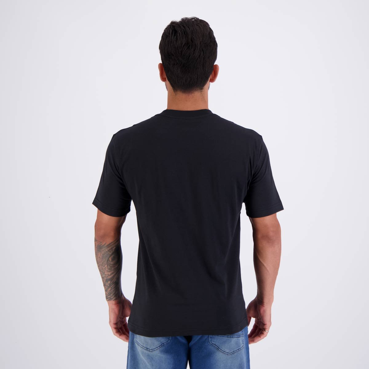 Camiseta New Balance Essentials SL Preta Preto 4
