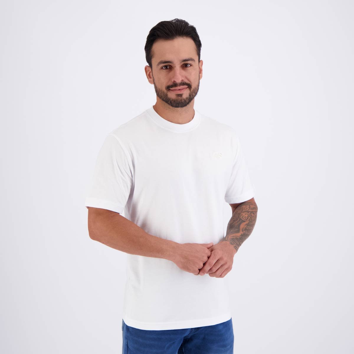 Camiseta New Balance Essentials SL Branca Branco 2