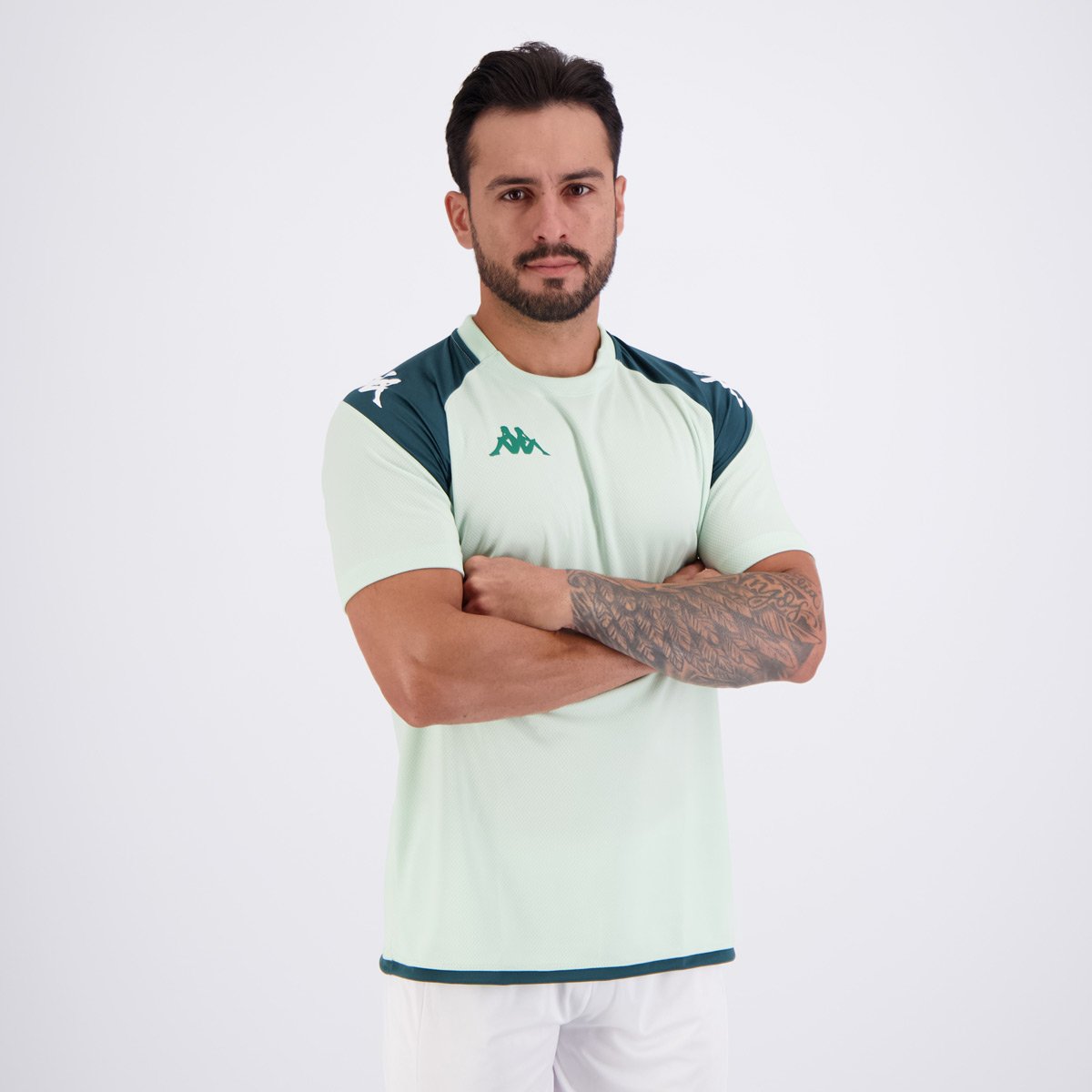 Camiseta Kappa Player Abou Pro Seven Menta Verde 2