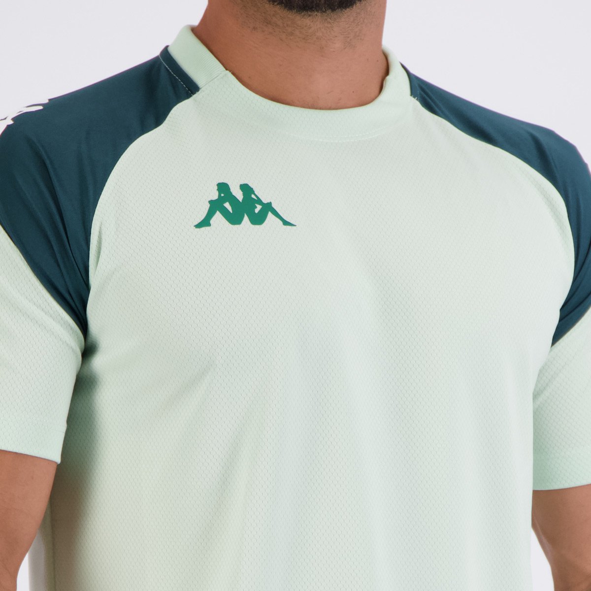 Camiseta Kappa Player Abou Pro Seven Menta Verde 5
