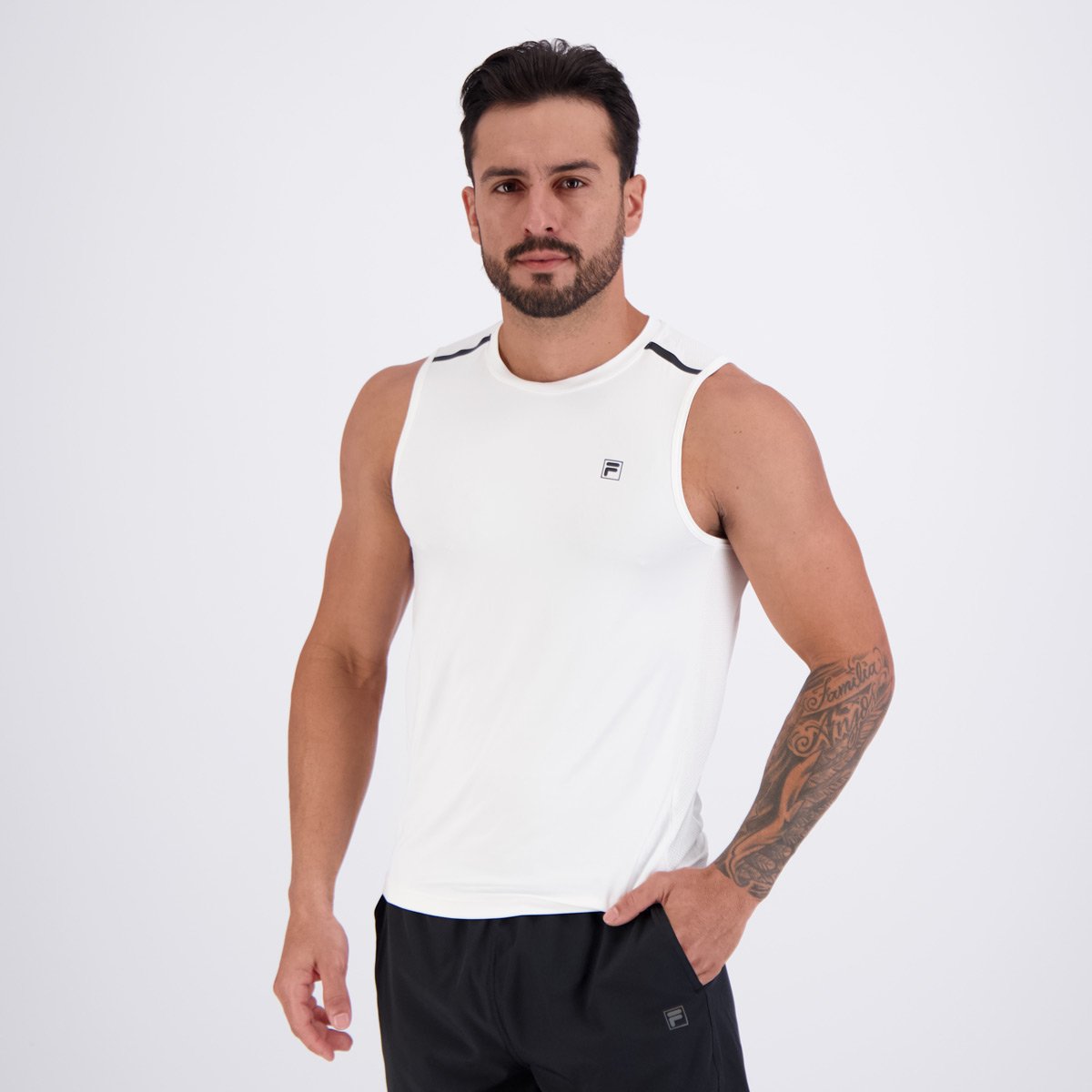 Regata Fila Performa Wind Branca Branco 3