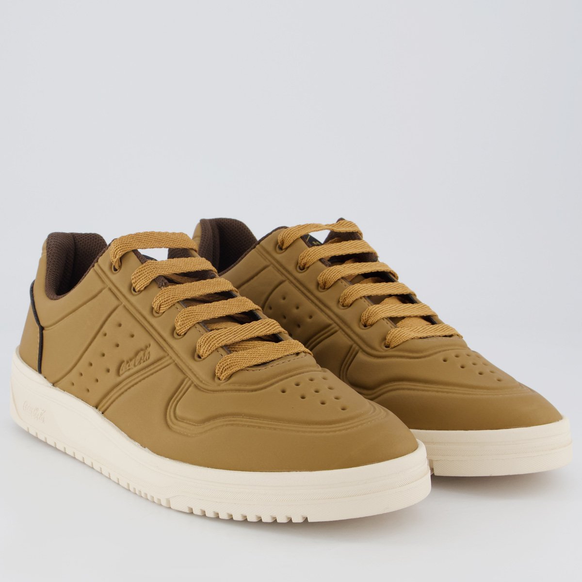 Tênis Coca Cola March Contact Caramelo Marrom 2