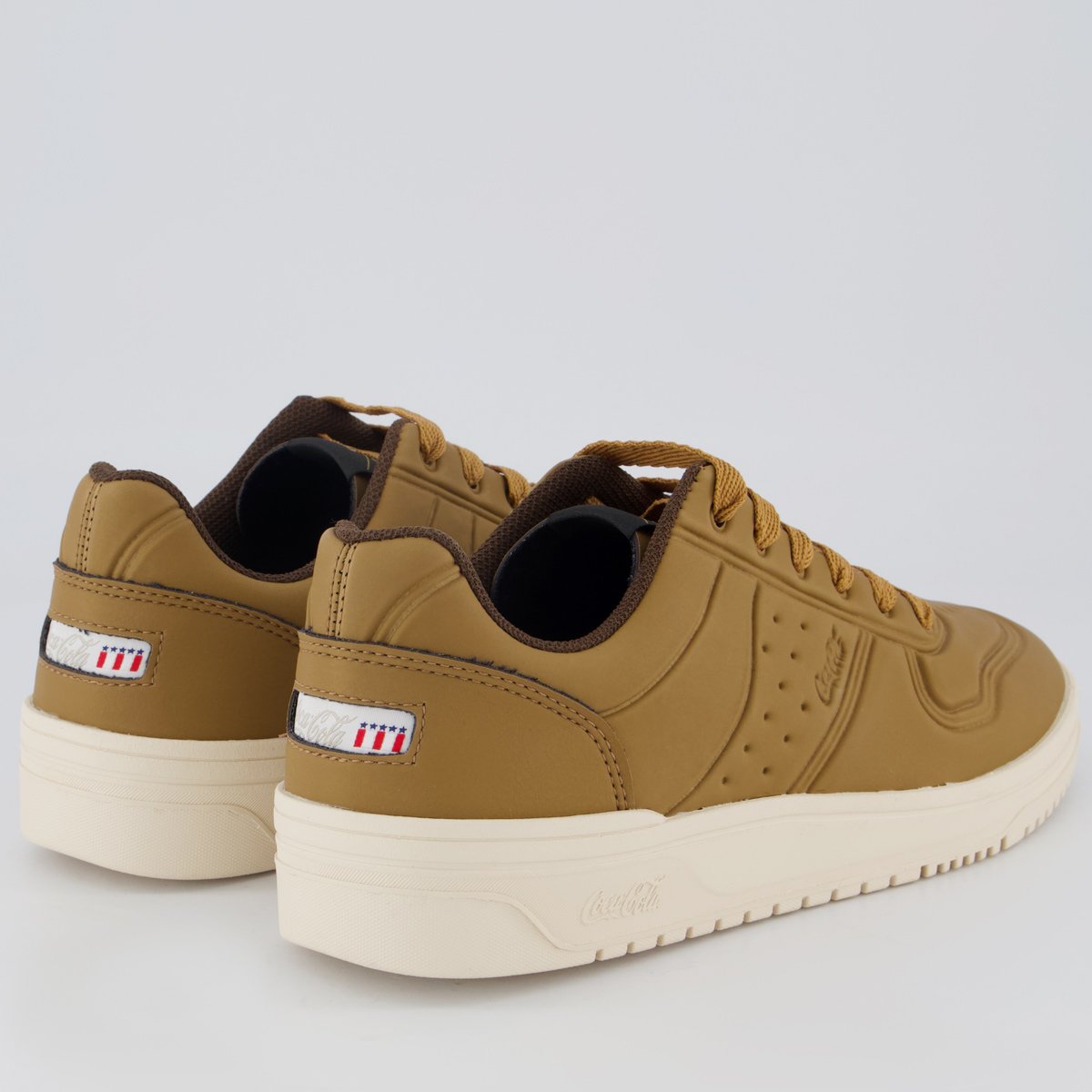 Tênis Coca Cola March Contact Caramelo Marrom 3