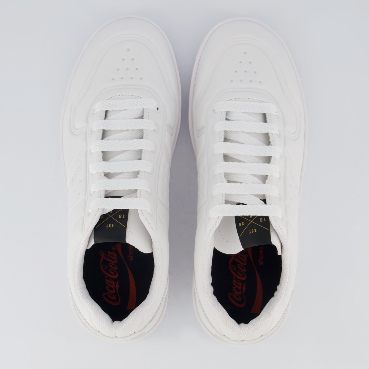 Tênis Coca Cola March Contact Branco Branco 4