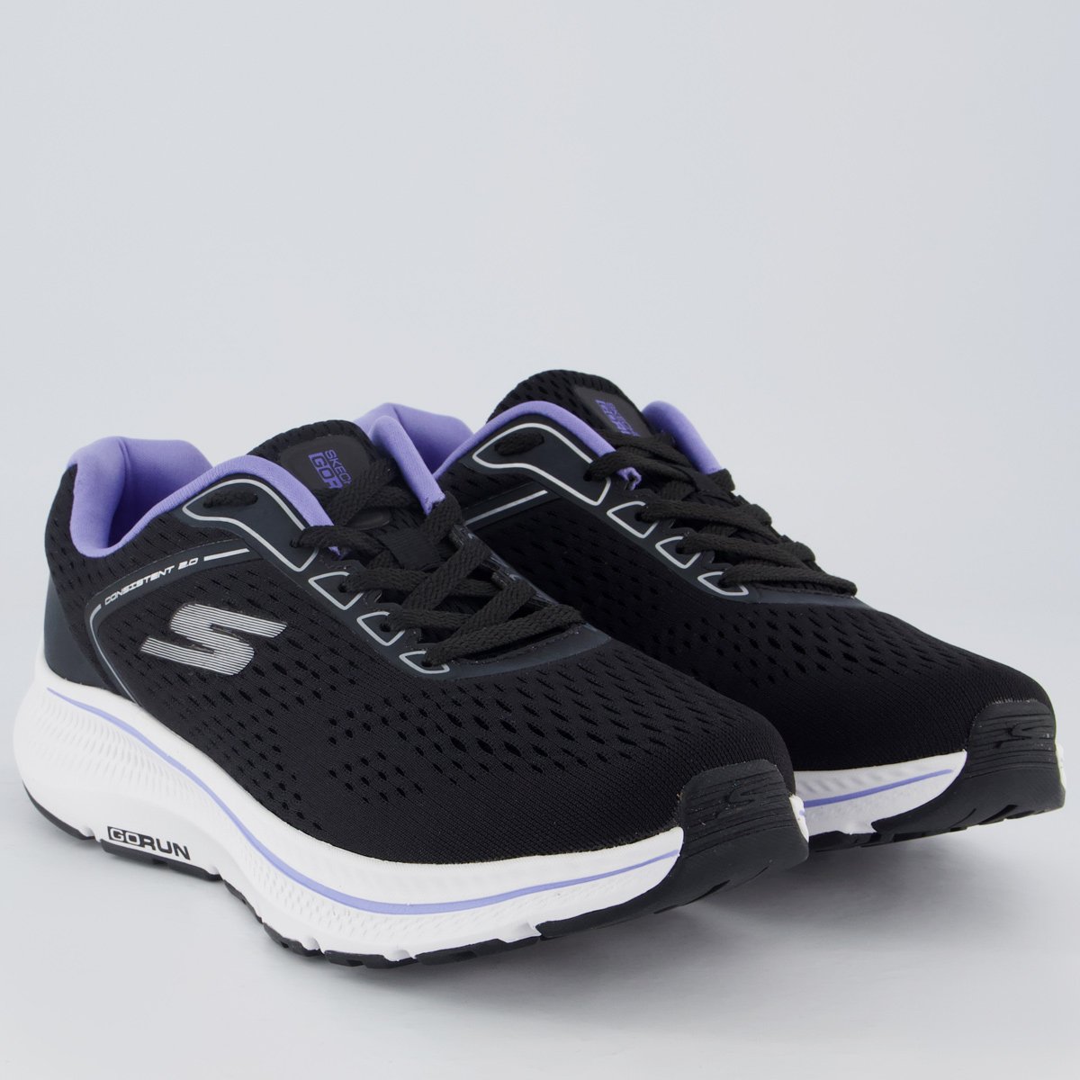 Tênis Skechers Go Run Consistent 2.0 Mile Feminino Preto Preto 2
