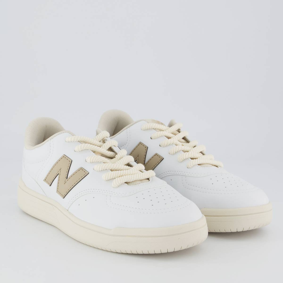 Tênis New Balance BB80 Feminino Branco e Marrom Branco 2