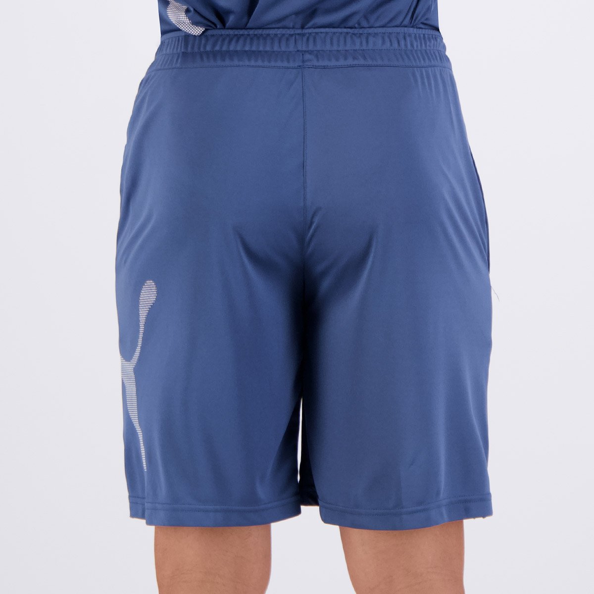 Shorts Puma Tad Big Logo 8 Azul Azul 4