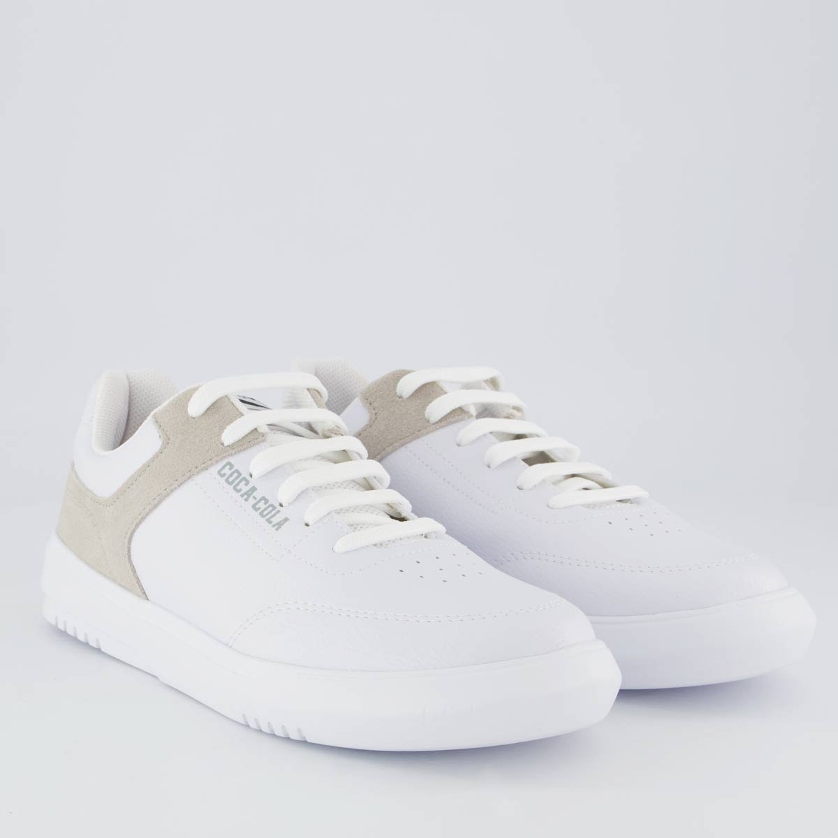Tênis Coca Cola Drift Town Branco e Cinza Branco 2