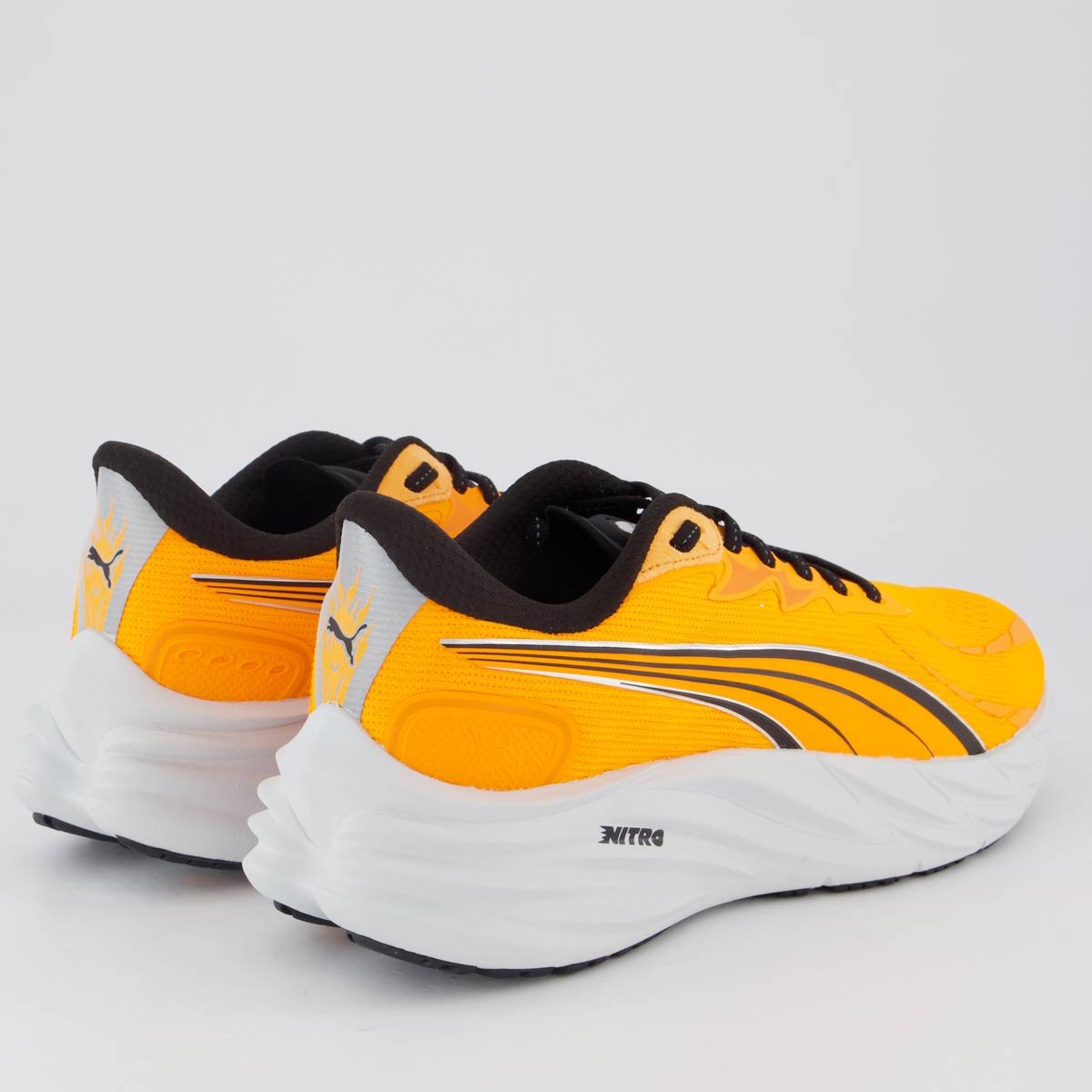 Tenis Puma Velocity Nitro 4 Laranja Laranja 3