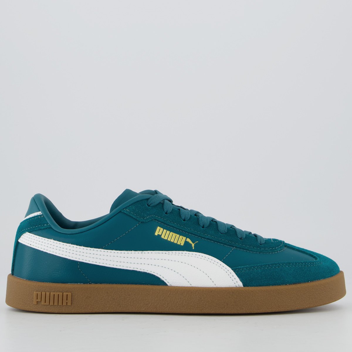 Tênis Puma Club II Era Verde e Marrom
