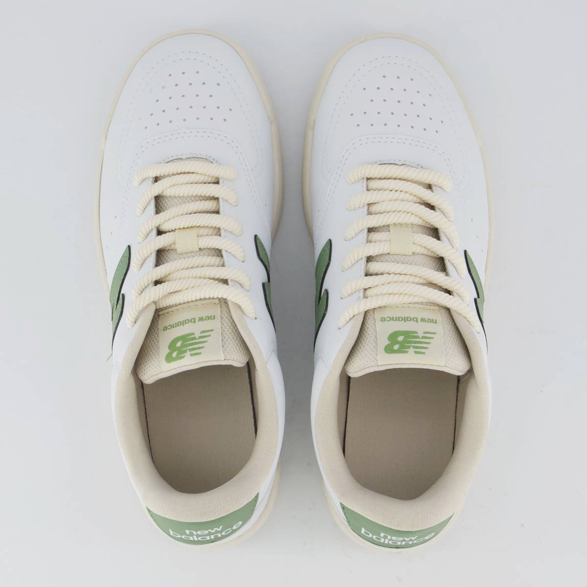 Tênis New Balance BB80 Feminino Branco e Verde Branco 4