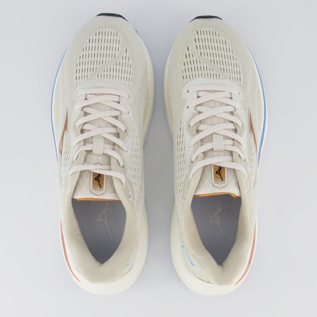 Tênis Mizuno Wave Skyway Feminino Off-White Bege 4