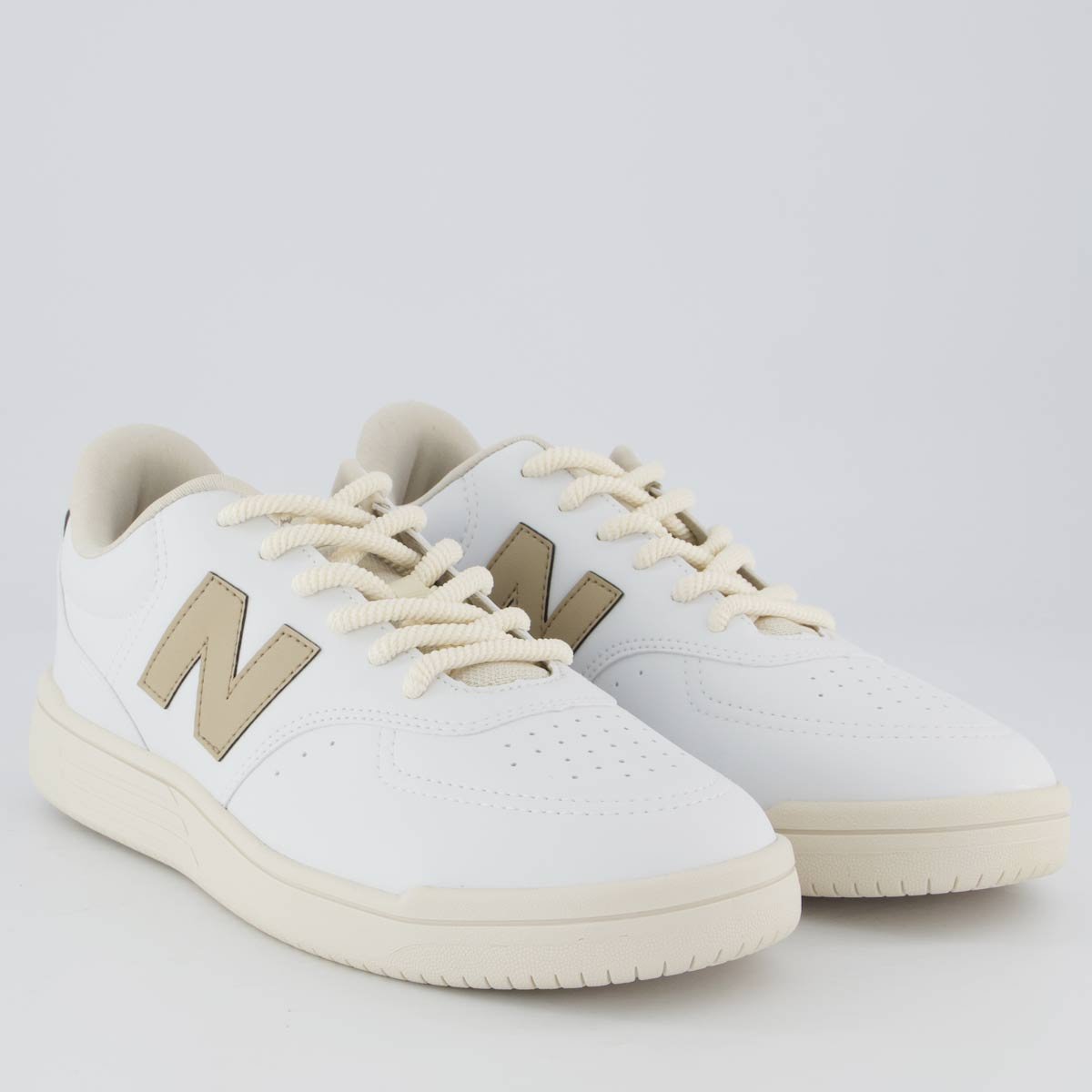 Tênis New Balance BB80 Branco e Marrom Branco 2