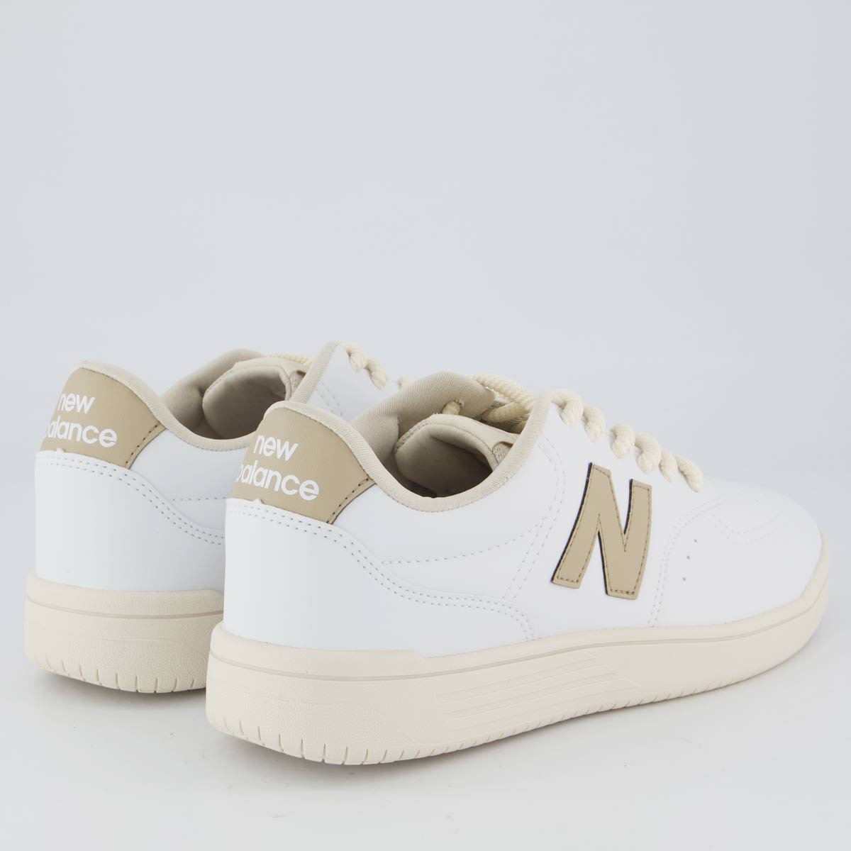Tênis New Balance BB80 Branco e Marrom Branco 3