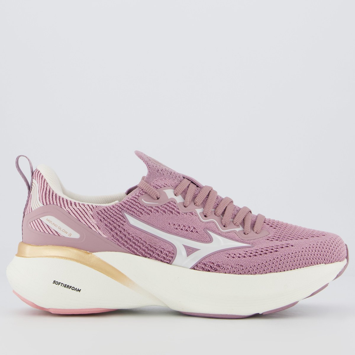 Tênis Mizuno Glow 3 Feminino Lilás Roxo 8