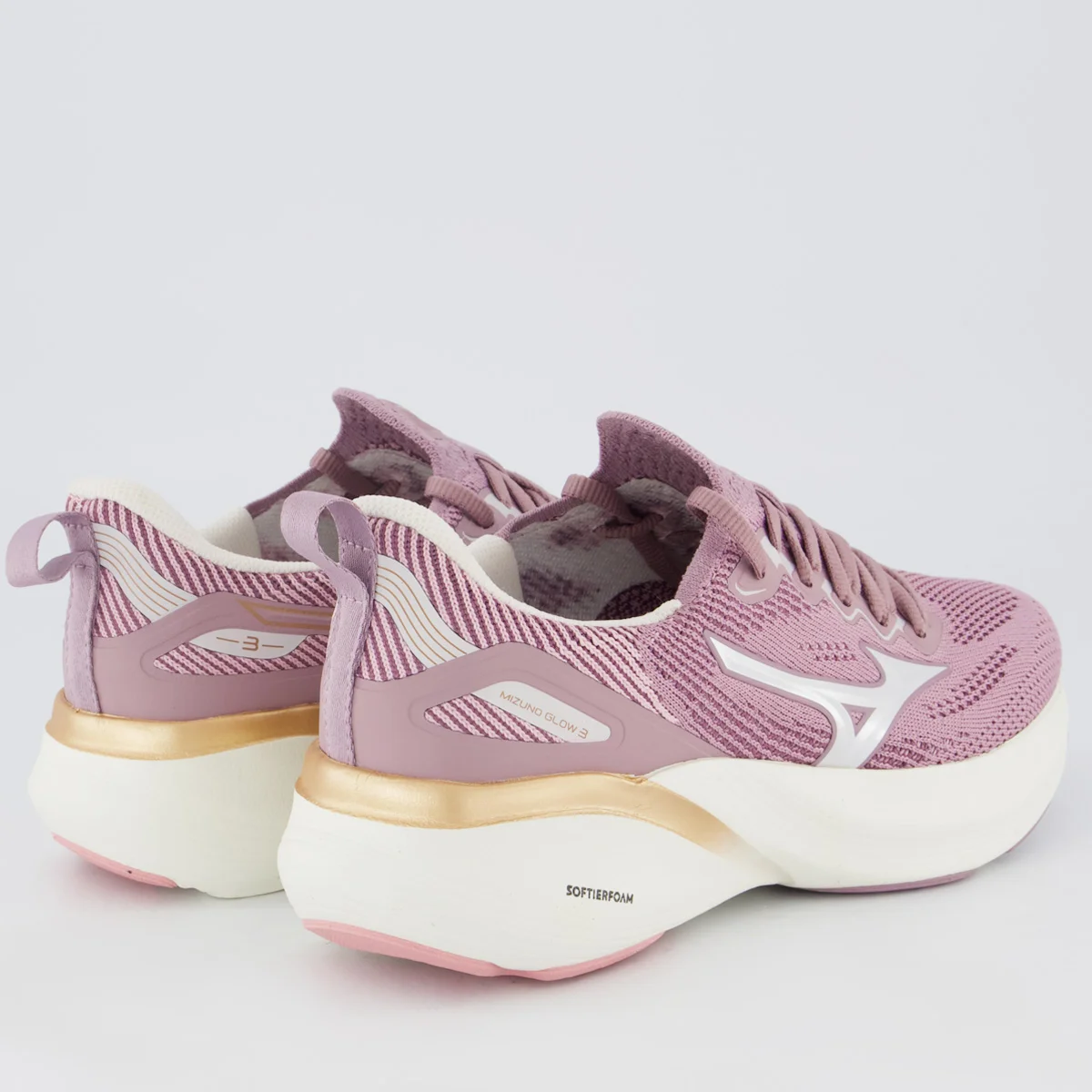 Tênis Mizuno Glow 3 Feminino Lilás Roxo 2