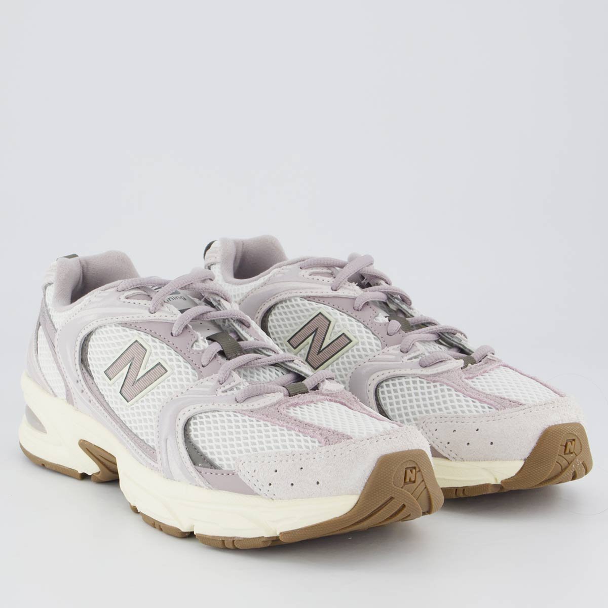 Tênis New Balance 530 Feminino Branco e Lilás Cinza 2