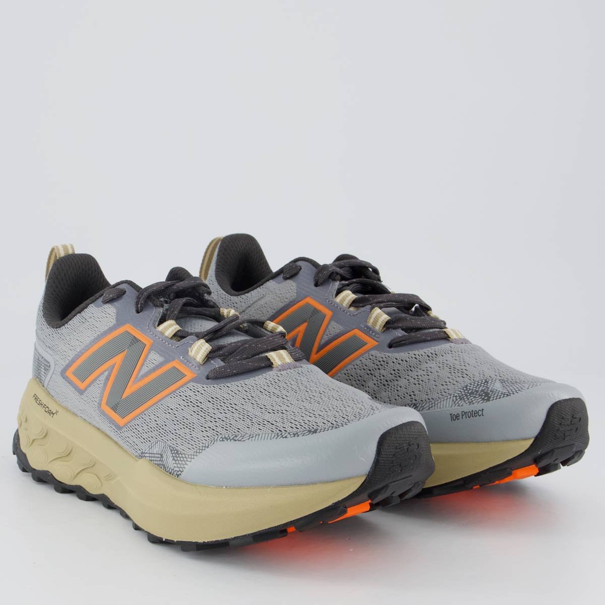 Tênis New Balance Fresh Foam Garoé V2 Cinza e Laranja Cinza 2