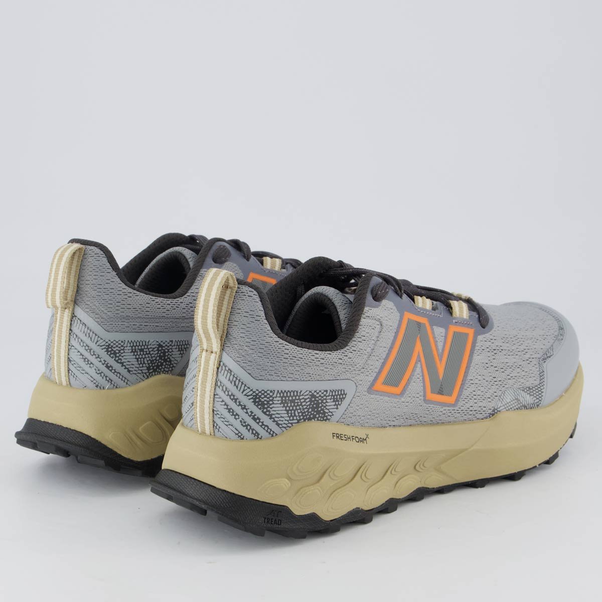Tênis New Balance Fresh Foam Garoé V2 Cinza e Laranja Cinza 3