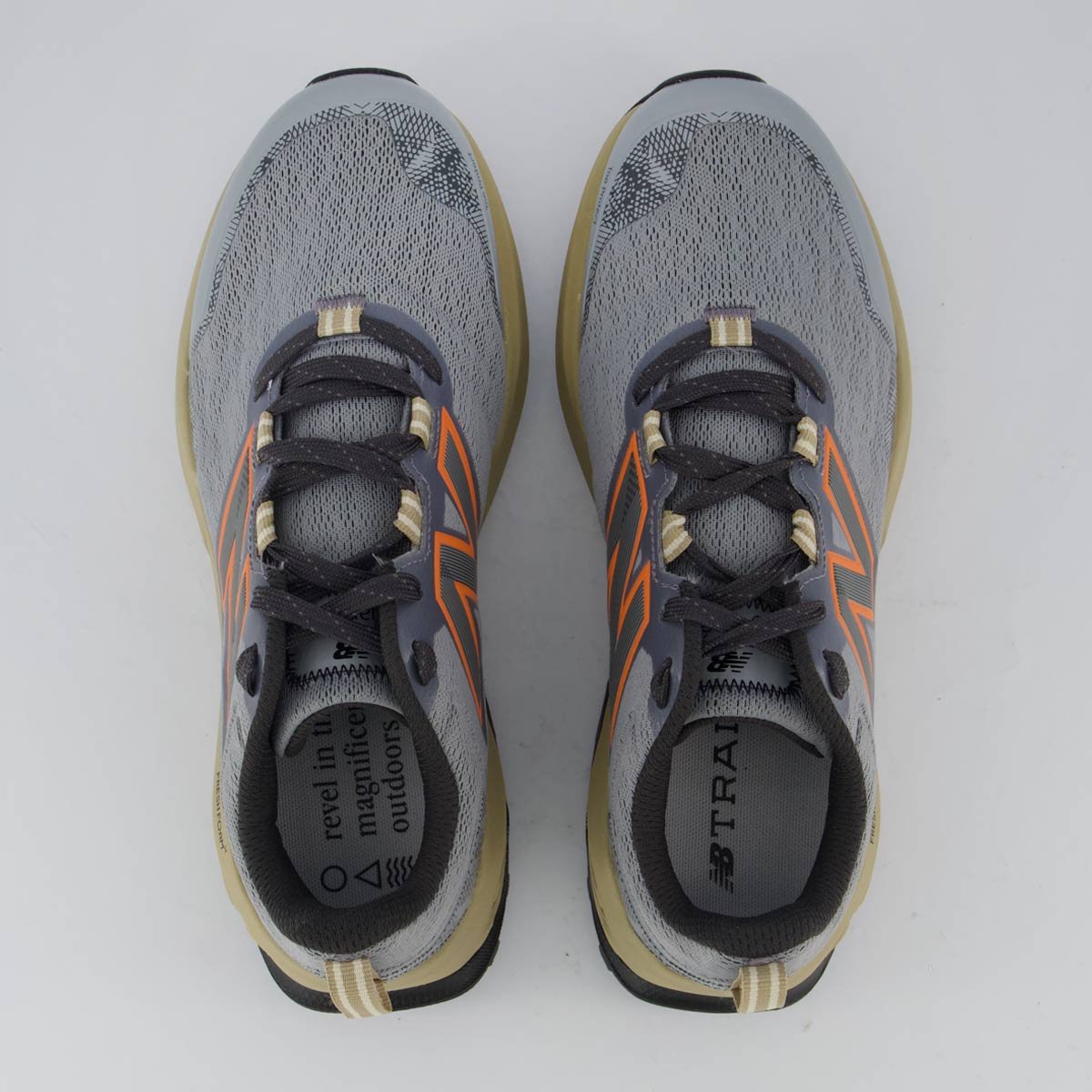 Tênis New Balance Fresh Foam Garoé V2 Cinza e Laranja Cinza 4