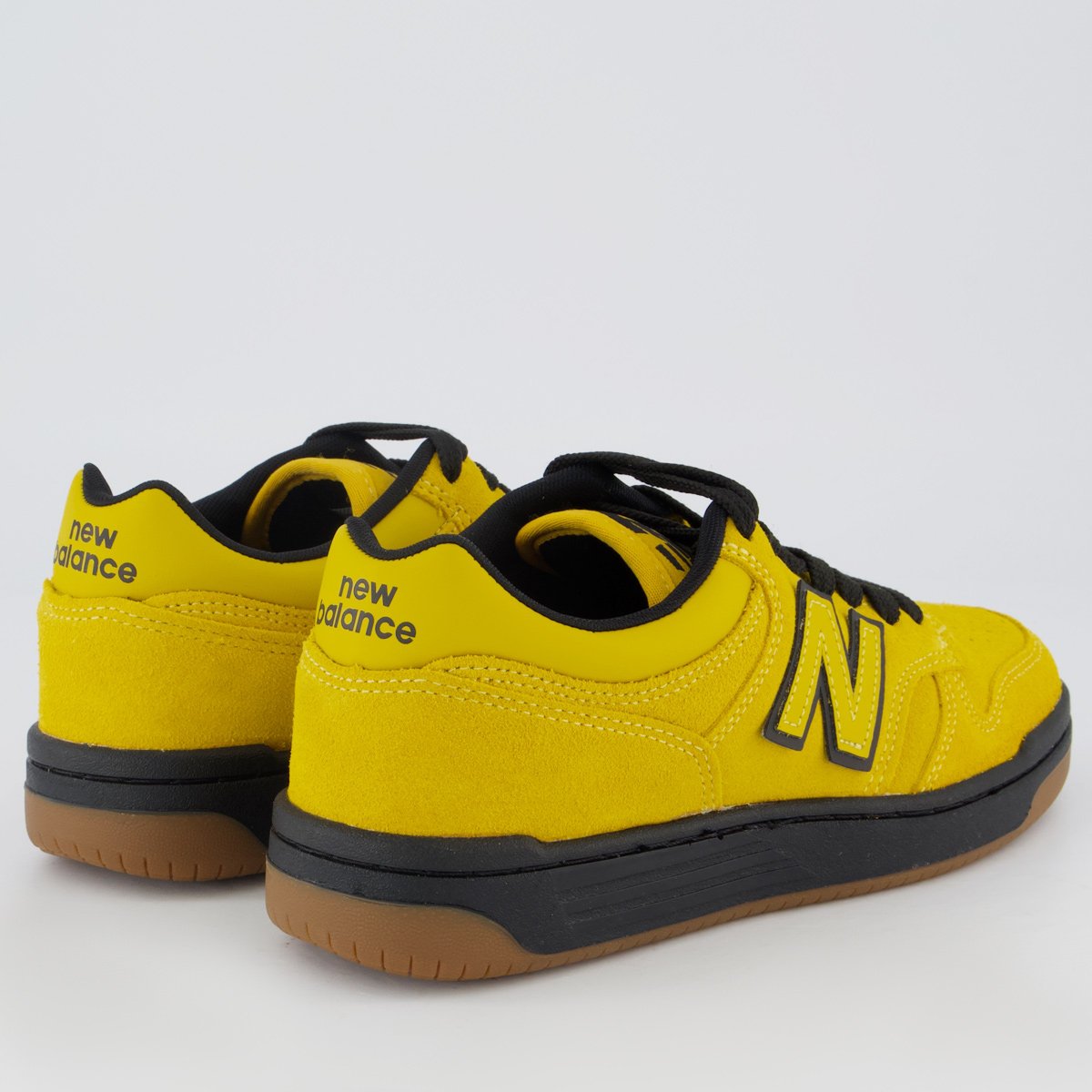 Tênis New Balance 480 L Amarelo e Preto Amarelo 3