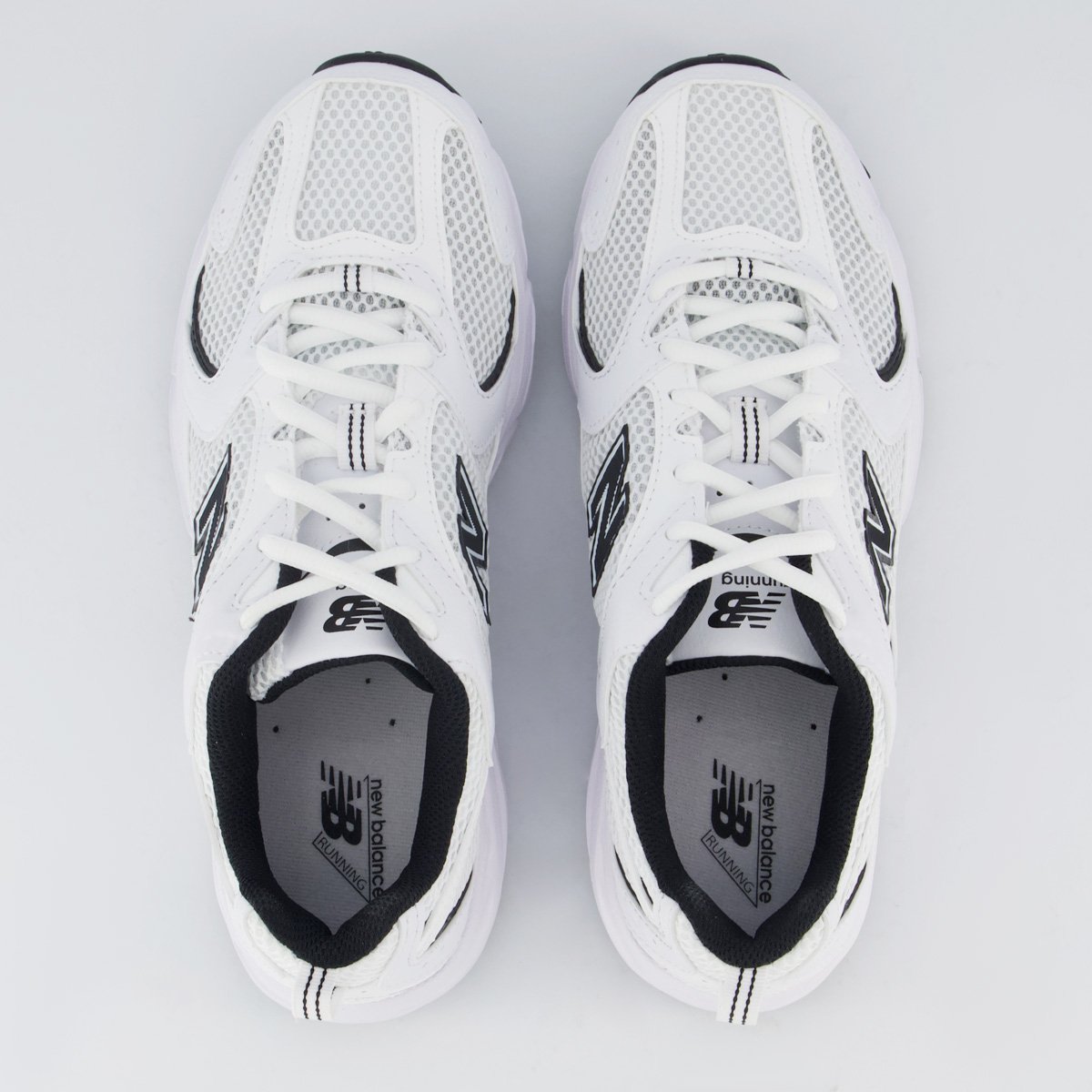 Tênis New Balance 530 Branco e Preto Branco 4