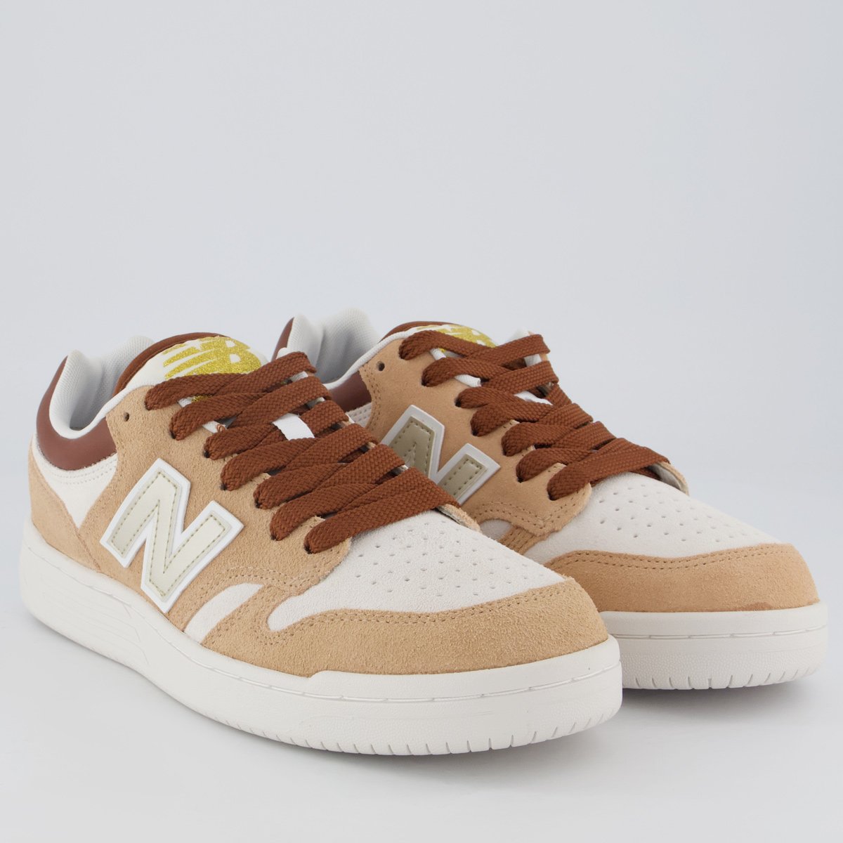 Tênis New Balance 480 Low Bege Claro Bege 2