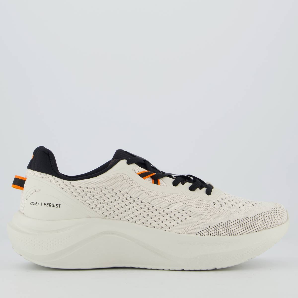 Tênis Olympikus Persist Off White e Preto