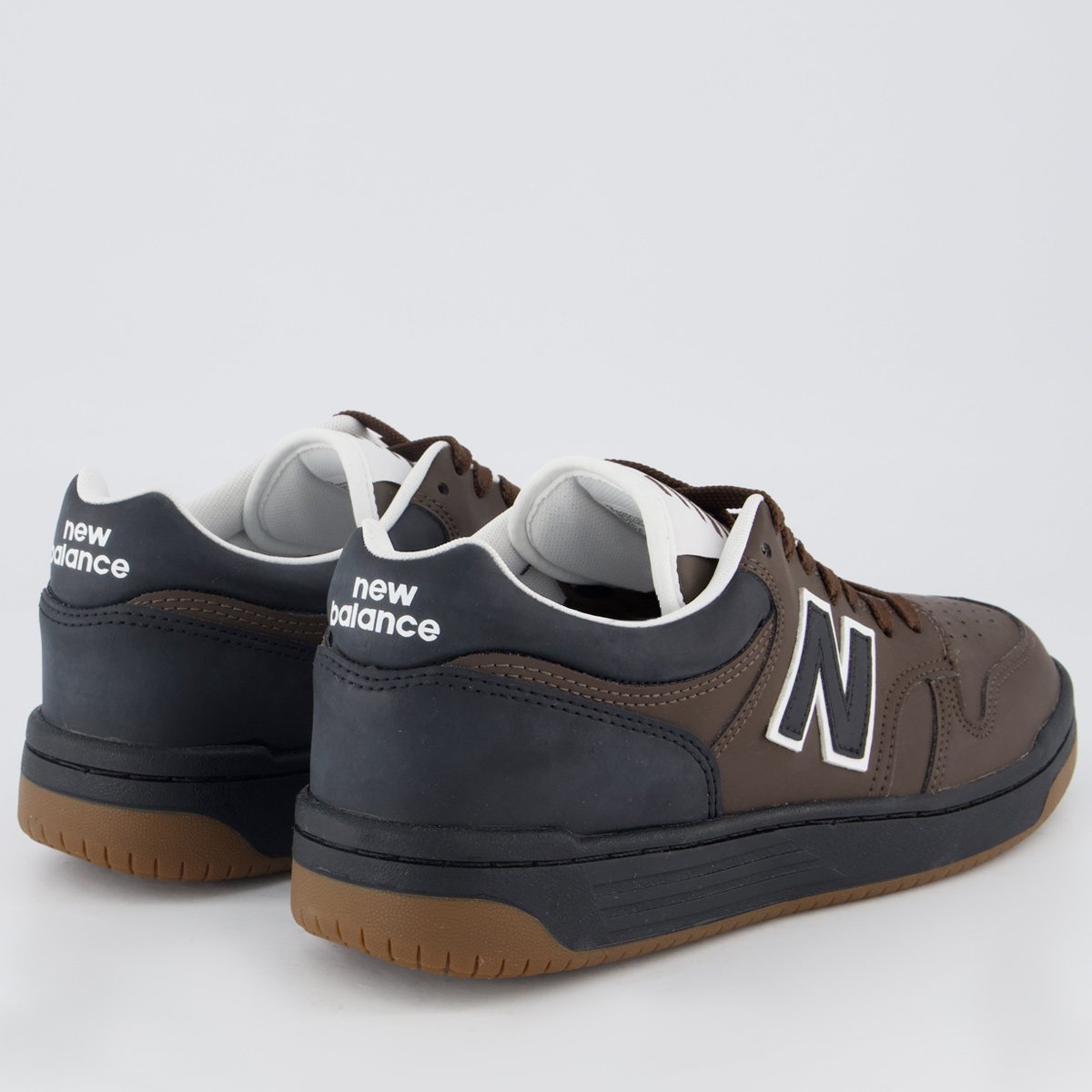Tênis New Balance 480 Low Marrom e Preto Marrom 3