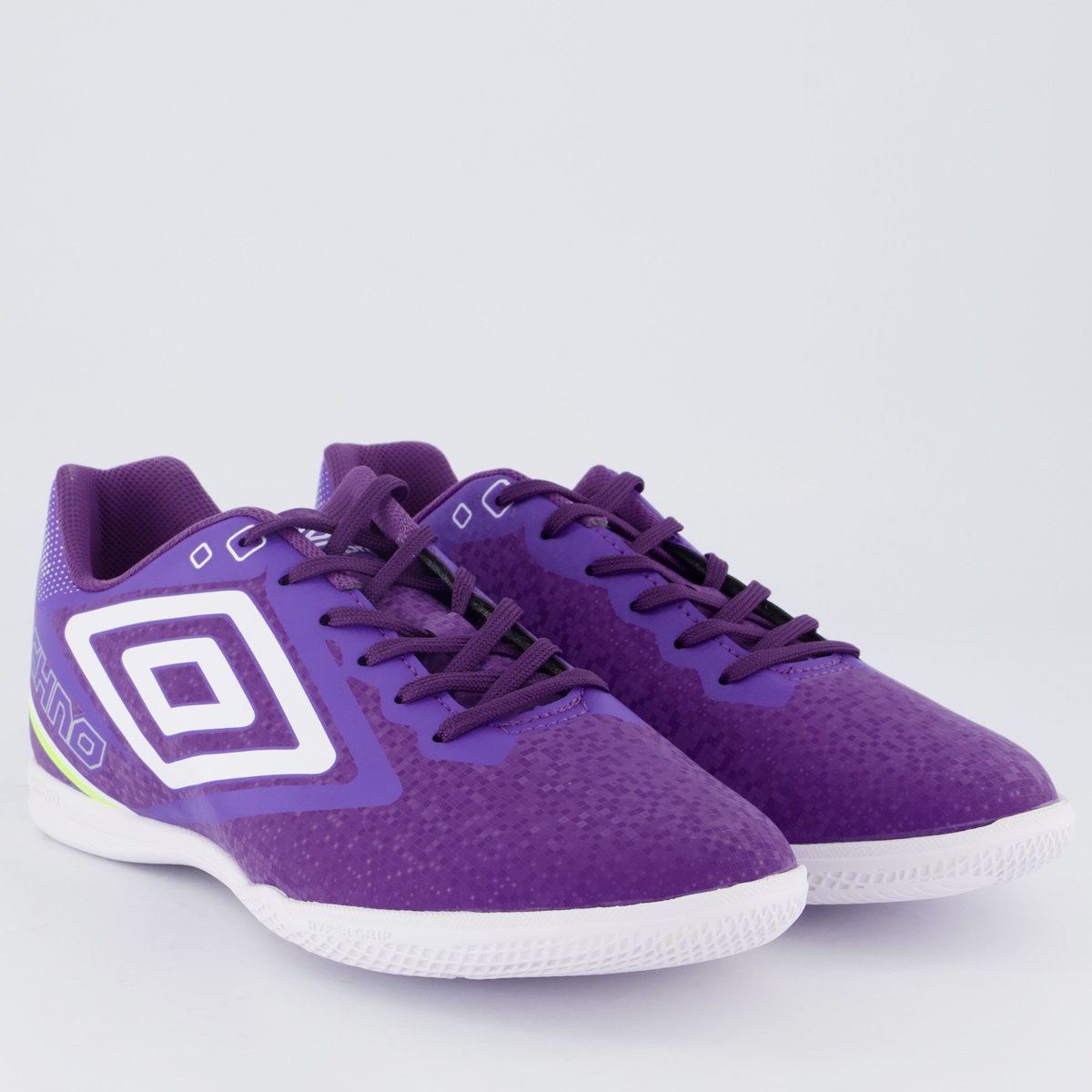 Chuteira Umbro Techno II Futsal Roxa e Branca Roxo 2