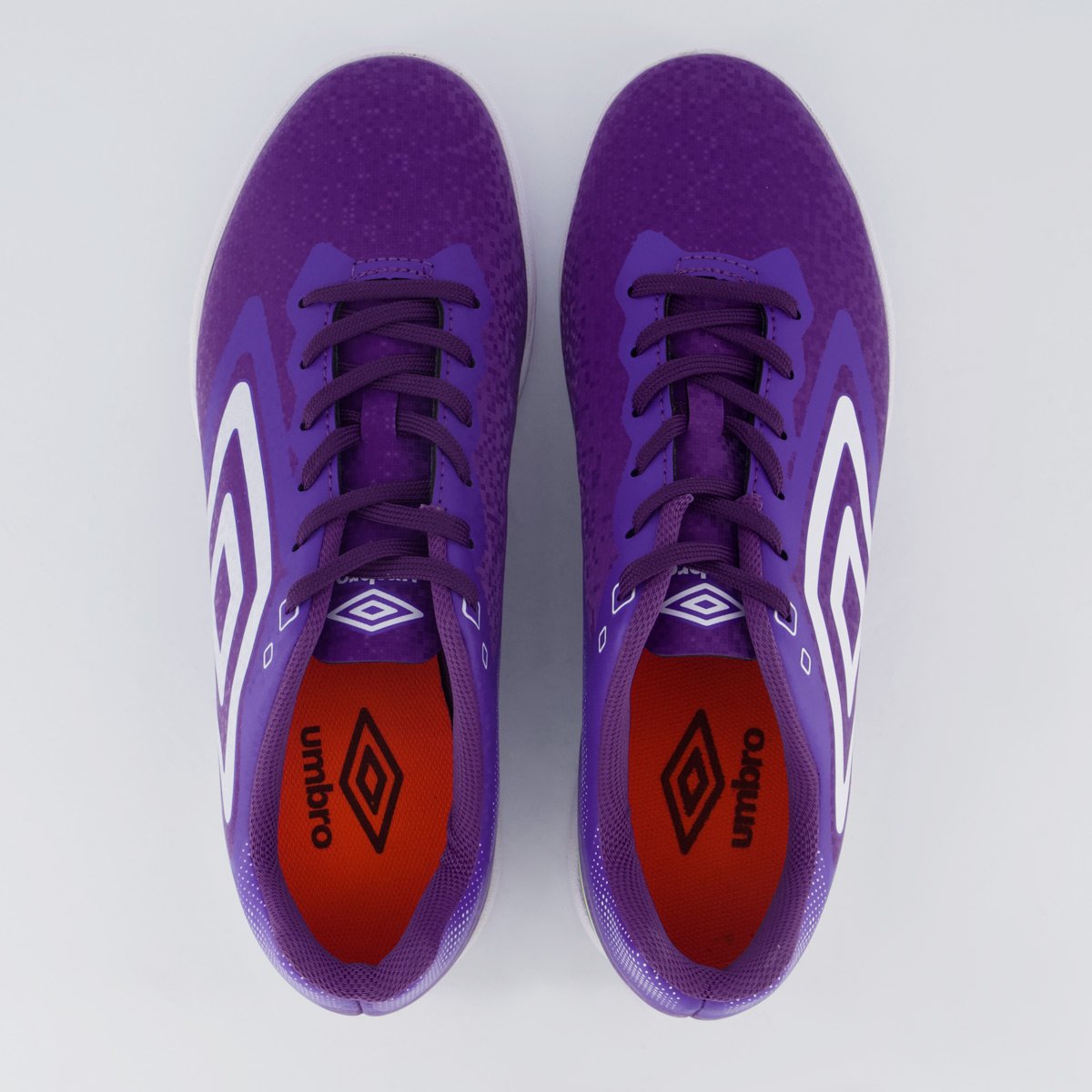 Chuteira Umbro Techno II Futsal Roxa e Branca Roxo 4
