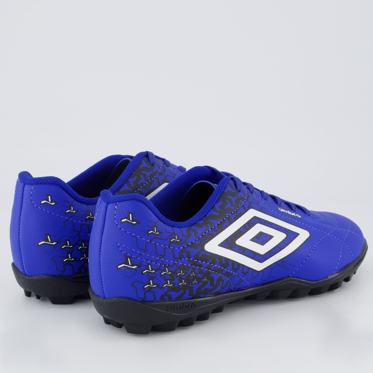 Chuteira Umbro Class Neo Society Juvenil Azul e Preto Azul 3
