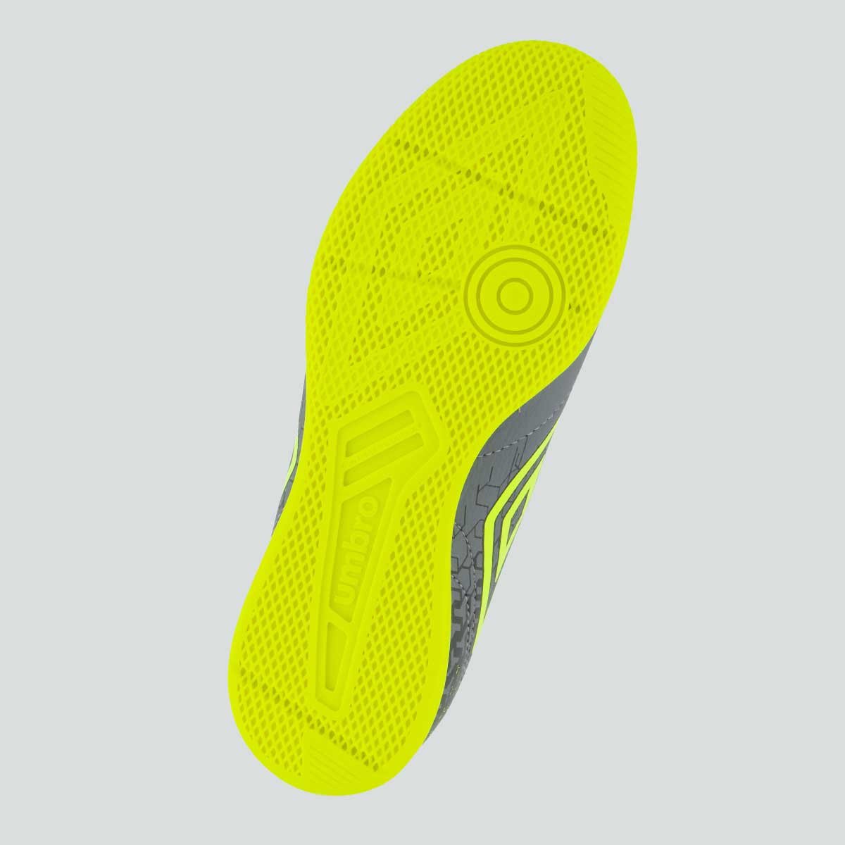 Chuteira Umbro Class Neo Futsal Cinza e Verde Cinza 5