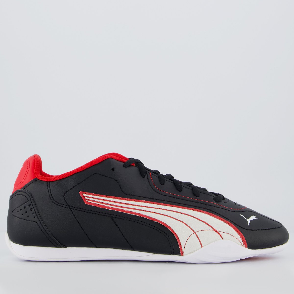 Tenis Puma Scuderia Ferrari Catch Preto e Vermelho