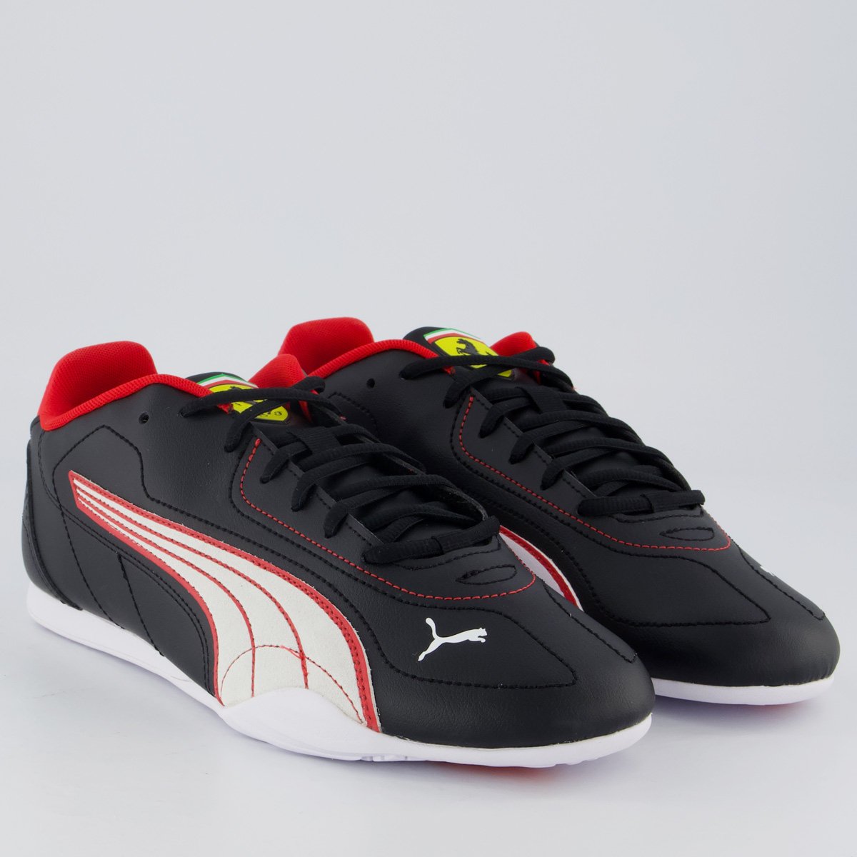 Tenis Puma Scuderia Ferrari Catch Preto e Vermelho Preto 2