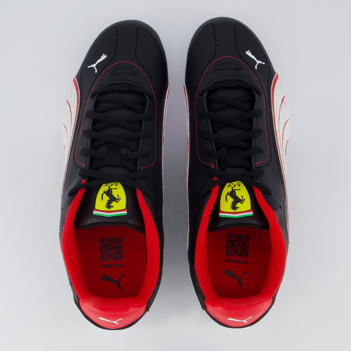 Tenis Puma Scuderia Ferrari Catch Preto e Vermelho Preto 4