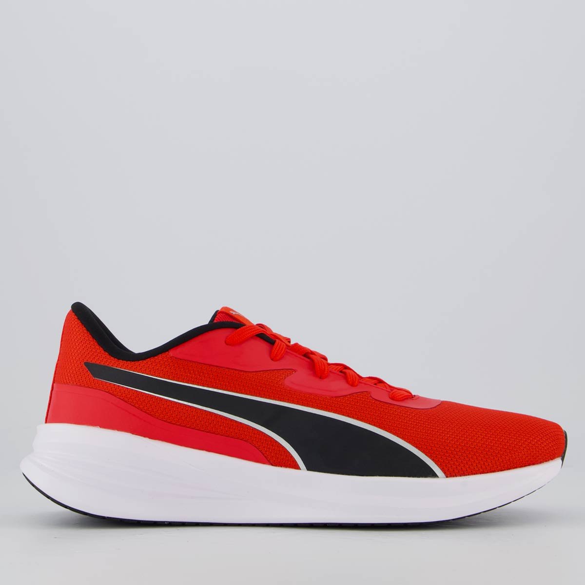 Tenis Puma Night Runner V3 Feminino Vermelho e Preto