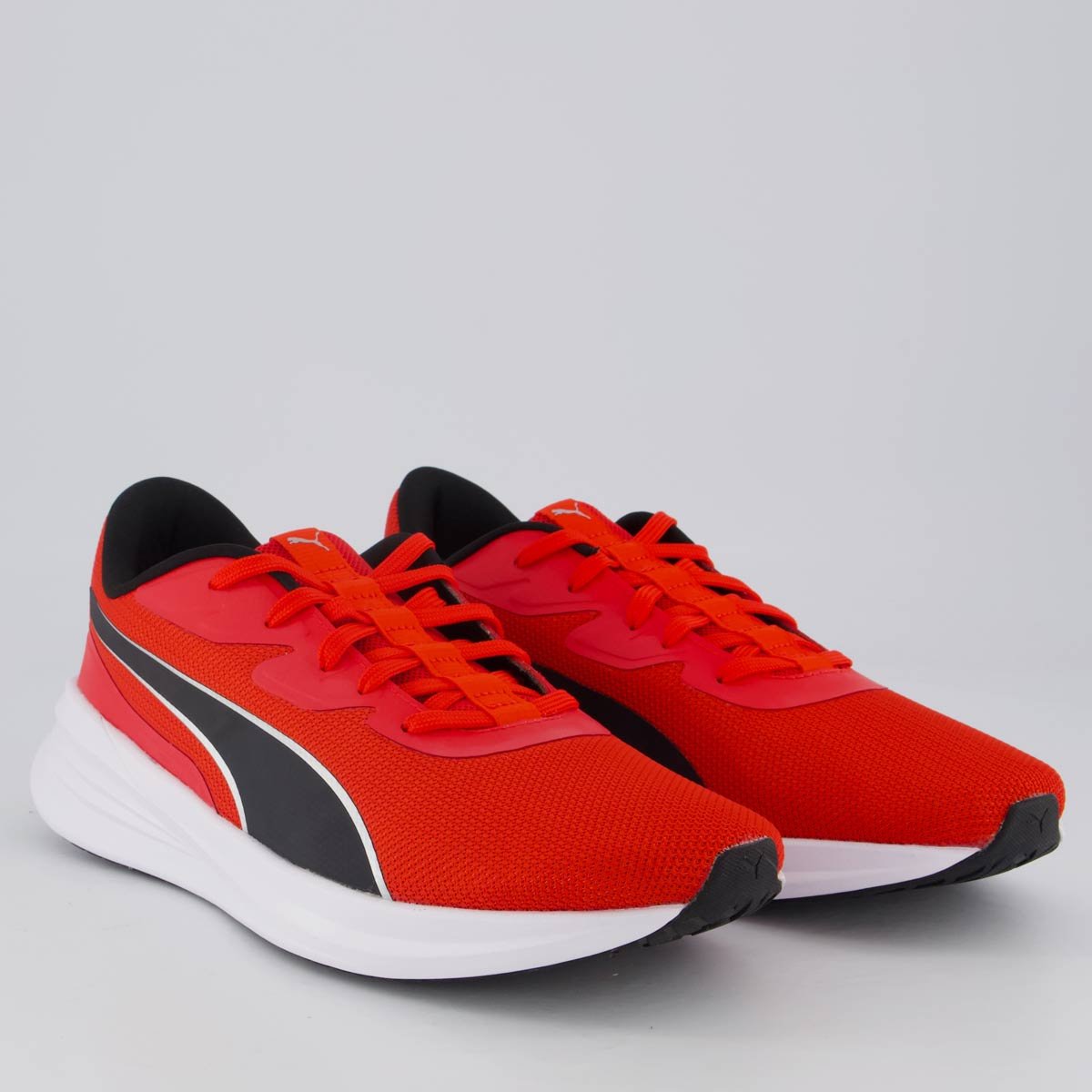 Tenis Puma Night Runner V3 Feminino Vermelho e Preto Vermelho 2