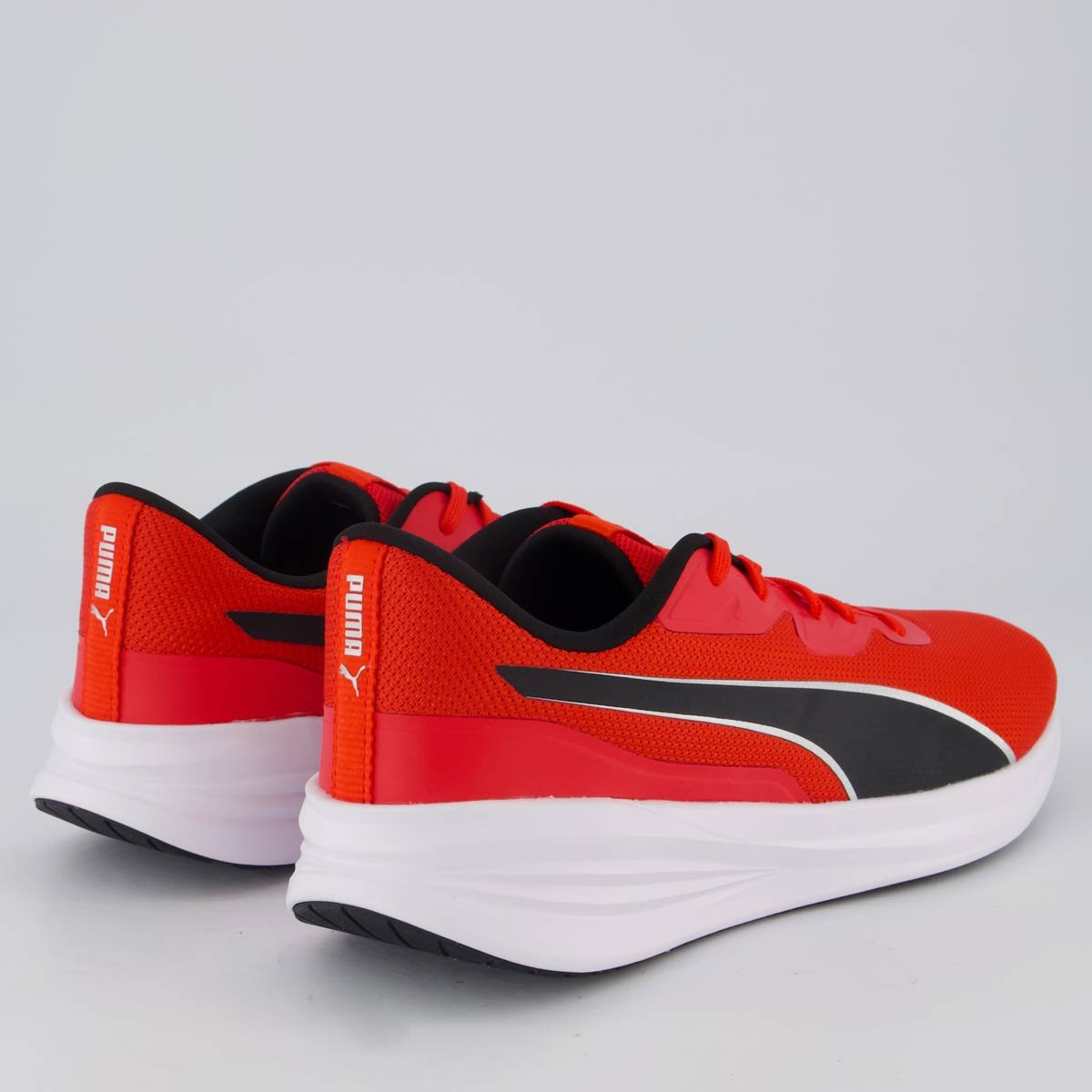 Tenis Puma Night Runner V3 Feminino Vermelho e Preto Vermelho 3