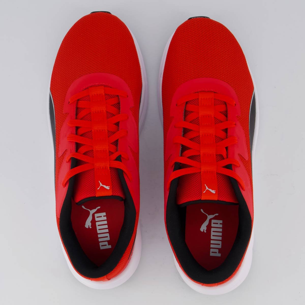 Tenis Puma Night Runner V3 Feminino Vermelho e Preto Vermelho 4