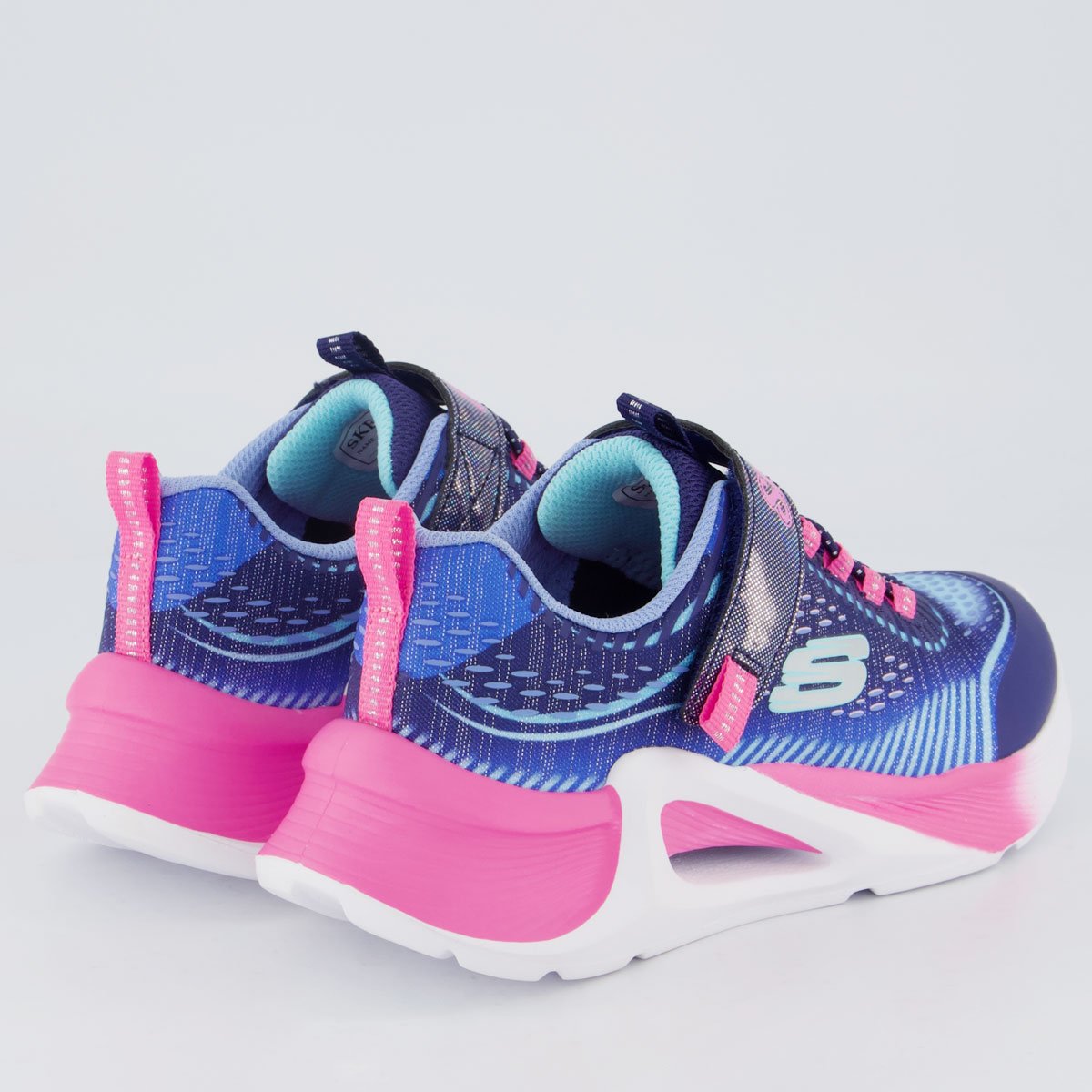 Tênis Skechers Tide Tech Infantil Marinho e Rosa Azul 3