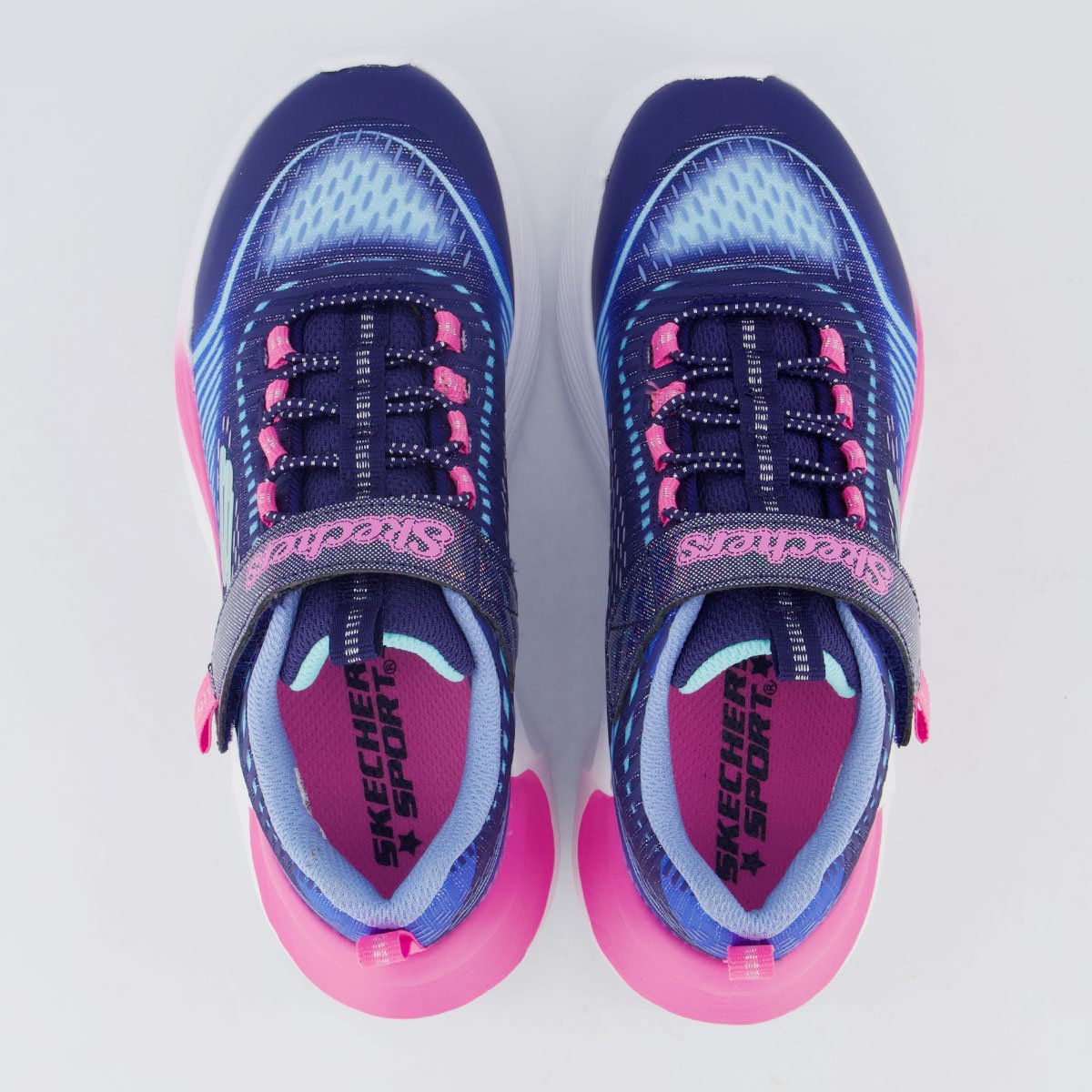 Tênis Skechers Tide Tech Infantil Marinho e Rosa Azul 4